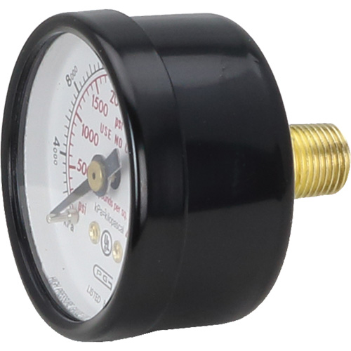 Manom&egrave;tres,  1-1/2", 0 - 4000 psi, Fixation arri&egrave;re, Analogique NRZ Safety Inc.