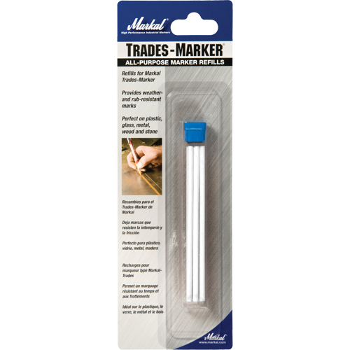 Trades Marker&reg; All Purpose Marker, White NRZ Safety Inc.