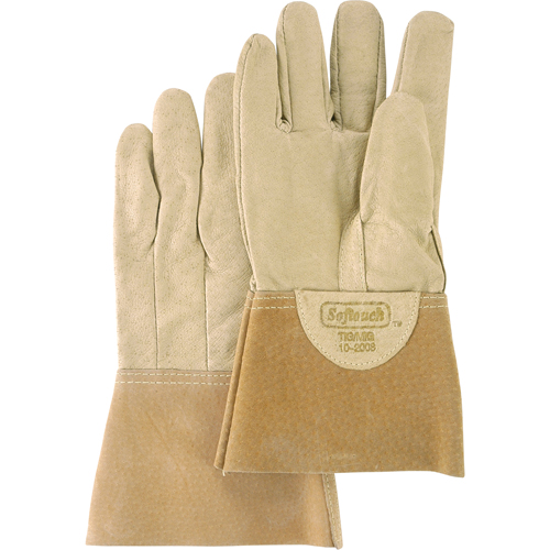 Gants de soudage Softouch, Cuir de porc refendu, Taille Grand NRZ Safety Inc.