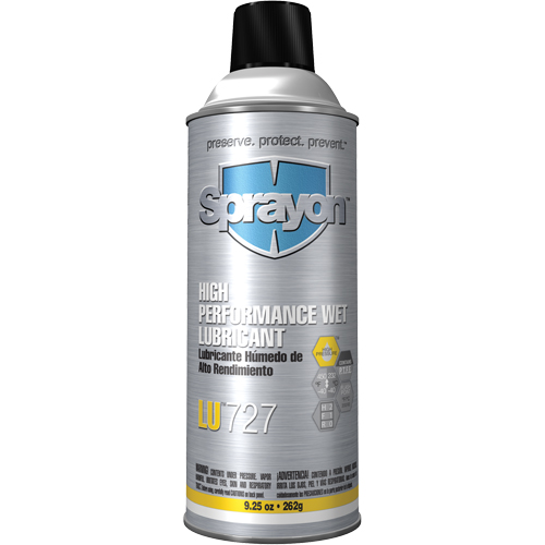 Lubrifiant humide haute performance LU727, Canette a&eacute;rosol NRZ Safety Inc.