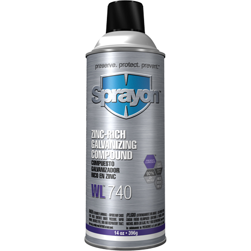 WL740 Zinc-Rich Galvanizing Compound, Aerosol Can NRZ Safety Inc.