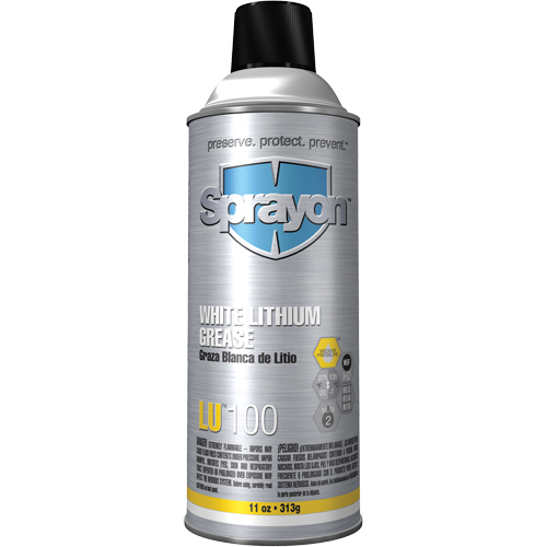 LU100 Lithium Grease, Aerosol Can NRZ Safety Inc.