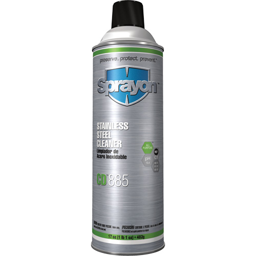 CD885 Stainless Steel Cleaner, 20 oz., Aerosol Can NRZ Safety Inc.