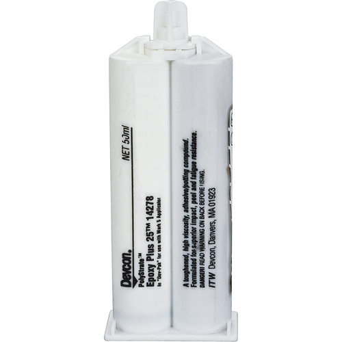 Epoxy Plus 25, Two-Part, Dual Cartridge, 50 ml., Grey NRZ Safety Inc.