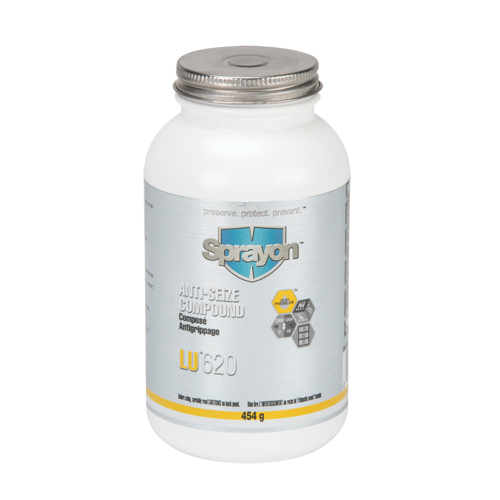 LU620 Anti-Seize Compound, 454 g, Brush Top Bottle, 2200°F (1204°C) Max. Temp NRZ Safety Inc.