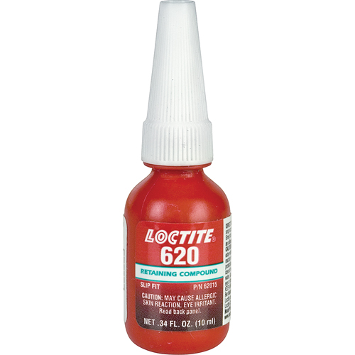 Retaining Compound 620 High Temperature, 10 ml, Bottle, Green NRZ Safety Inc.