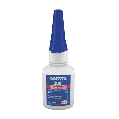 Black Max 380 Toughened Adhesive, Black, Bottle, 1 oz. NRZ Safety Inc.