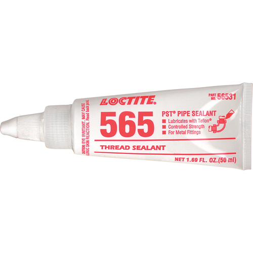 Thread Sealant 565 PST Controlled Strength, Tube, 50 ml, -54° C - 149° C/-65° F - 300° F NRZ Safety Inc.