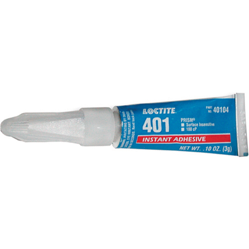 Adh&eacute;sif instantan&eacute; Prism 401, Transparent, Tube, 3 g NRZ Safety Inc.