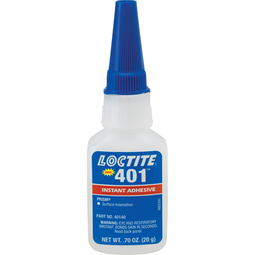 Adh&eacute;sif instantan&eacute; Prism 401, Transparent, Bouteille, 20 g NRZ Safety Inc.