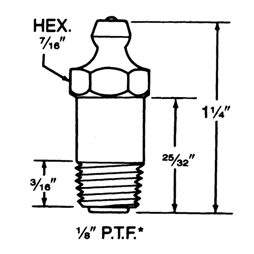 Fitting, 1/8" Thread NRZ Safety Inc.