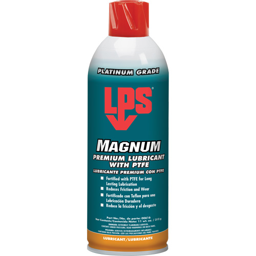 Magnum Premium Lubricant with PTFE, Aerosol Can, 16 oz. NRZ Safety Inc.