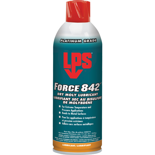 Force 842°&reg; Dry Moly Lubricant, Aerosol Can NRZ Safety Inc.