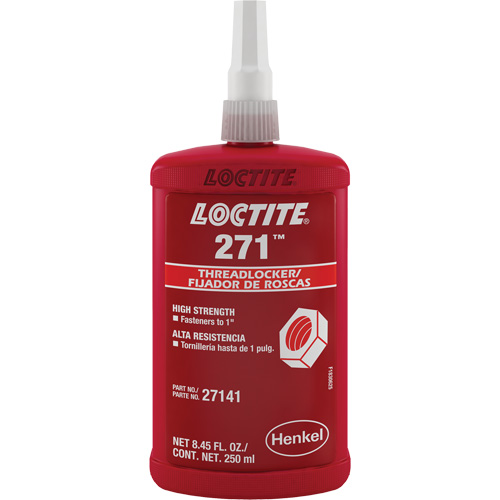 Compos&eacute; de blocage 271, Rouge, &eacute;lev&eacute;, 250 ml, Bouteille NRZ Safety Inc.