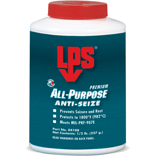 Antigrippant tout usage, 1/2 lb, Bouteille, 1800°F (982°C) Temp max. NRZ Safety Inc.