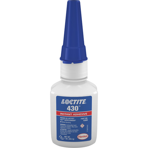 Adh&eacute;sif Super Bonder 422, Transparent, Bouteille, 1 liq. oz. NRZ Safety Inc.