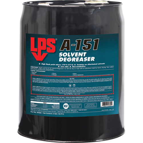 A-151 Solvent Degreaser, Pail NRZ Safety Inc.