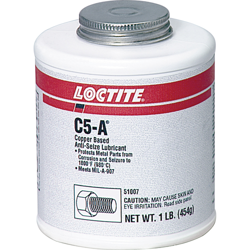 C5-A Copper Based Anti-Seize, 543 g., Brush Top Can, 1800°F (982°C) Max Temp. NRZ Safety Inc.