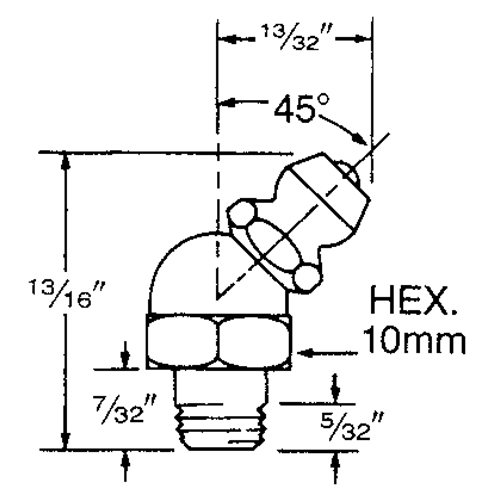 Raccord, Filetage de 6 mm NRZ Safety Inc.