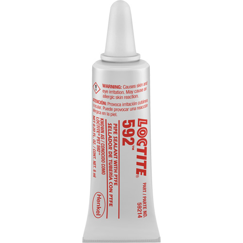 592 PST&reg; Slow Cure Thread Sealant, Tube, 6 ml, -54° C - 204° C/-65° F - 400° F NRZ Safety Inc.