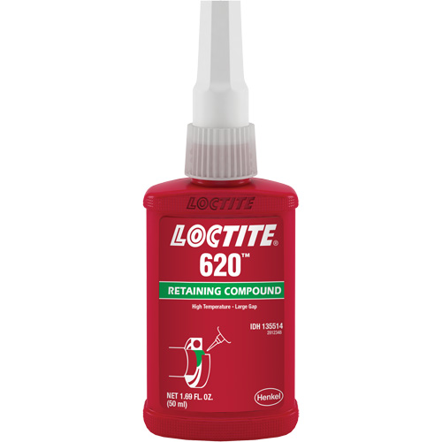 Retaining Compound 620 High Temperature, 50 ml, Bottle, Green NRZ Safety Inc.