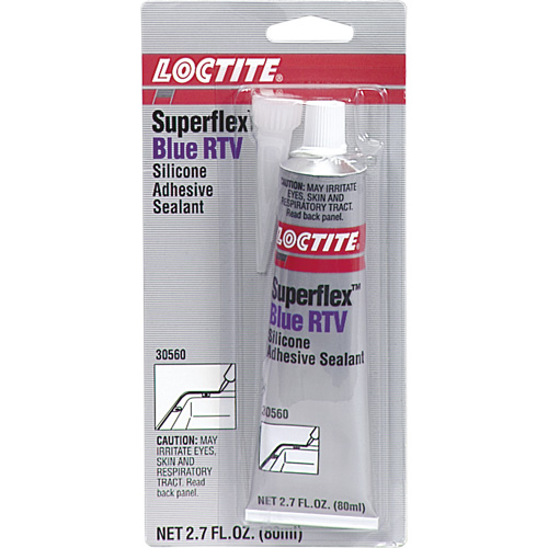 Superflex RTV Silicone Adhesive Sealant, Tube, Blue NRZ Safety Inc.