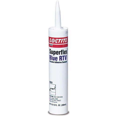 Superflex RTV Silicone Adhesive Sealant, Cartridge, Blue NRZ Safety Inc.