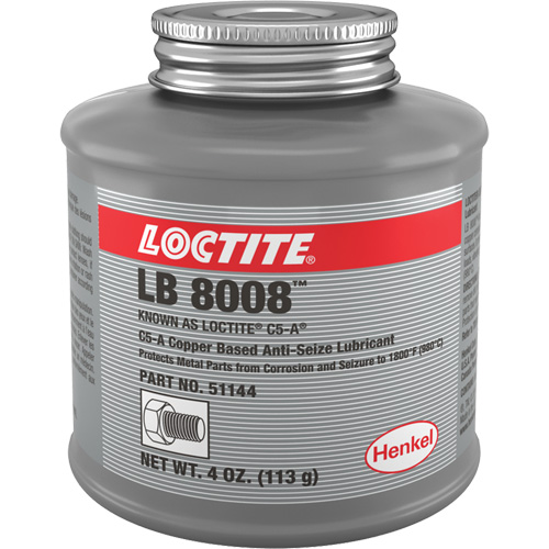Copper Based Anti-Seize Lubricant, 4 oz., Brush Top Can, 1800°F (982°C) Max Temp. NRZ Safety Inc.