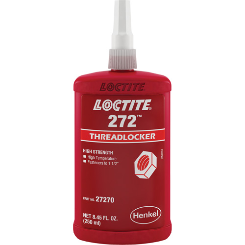 Compos&eacute; de blocage 272 temp&eacute;rature &eacute;lev&eacute;e, Rouge, &eacute;lev&eacute;, 250 ml, Bouteille NRZ Safety Inc.