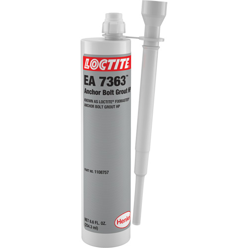 Coulis pour boulon d'ancrage EA 7363 Fixmaster HP, Cartouche NRZ Safety Inc.