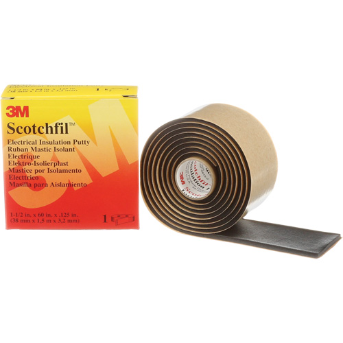 Mastic isolant Scotchfil, Rouleau, Noir NRZ Safety Inc.