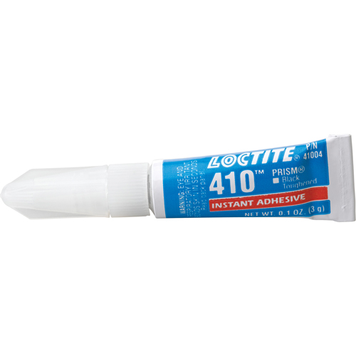 410 Instant Adhesive, Black, Tube, 3 g NRZ Safety Inc.