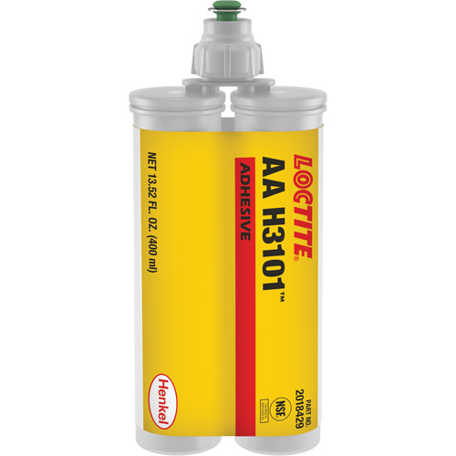AA H3101 Structural Adhesive, Two-Part, Dual Cartridge, 400 ml, White NRZ Safety Inc.