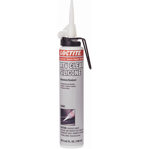 Superflex RTV Silicone Adhesive Sealant, Cartridge, Clear NRZ Safety Inc.