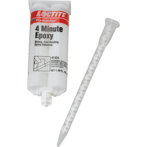 Adh&eacute;sif 4 minutes Fixmaster, 50 ml, Cartouche double, Deux composants, Ambr&eacute;e NRZ Safety Inc.