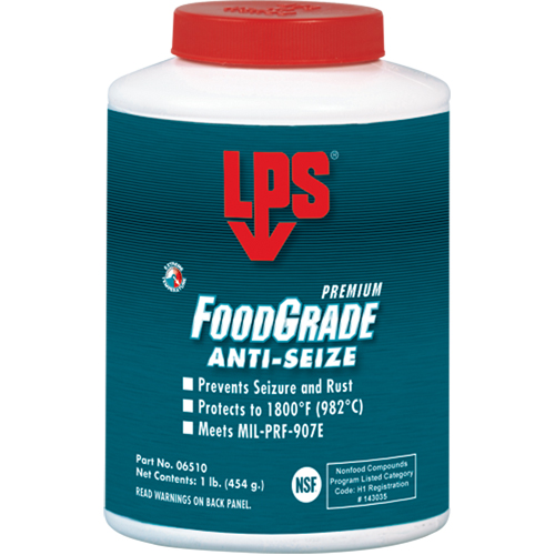 Antigrippant de qualit&eacute; alimentaire, 1 lb, Bouteille NRZ Safety Inc.