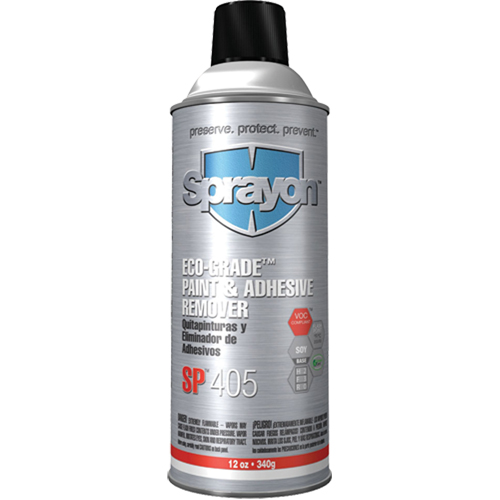 D&eacute;capant pour peinture et adh&eacute;sif &eacute;cologique SP405, 12 oz, Canette a&eacute;rosol NRZ Safety Inc.