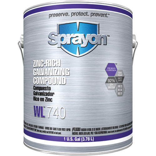 WL740 Zinc-Rich Galvanizing Compound, Gallon NRZ Safety Inc.