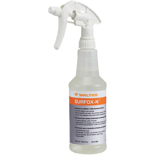 Nettoyant pour soudures SURFOX-N, Bouteille &agrave; g&acirc;chette NRZ Safety Inc.