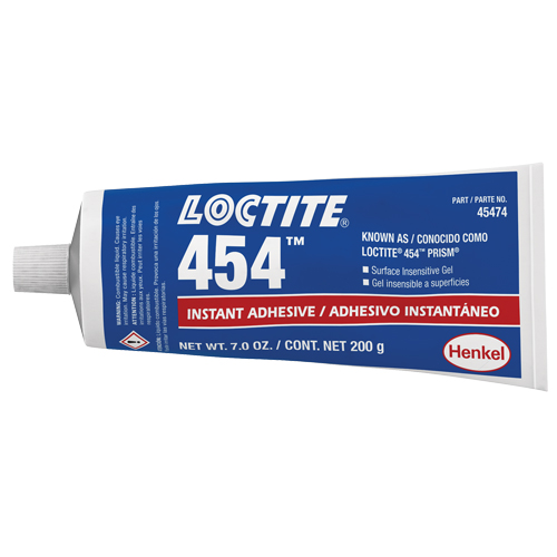 Gel de fixation insensible &agrave; la surface 454, Transparent, Tube, 200 g NRZ Safety Inc.