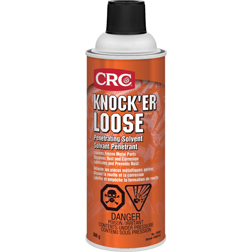 Solvant p&eacute;n&eacute;trant Knock'er Loose, Canette a&eacute;rosol, 16 oz NRZ Safety Inc.