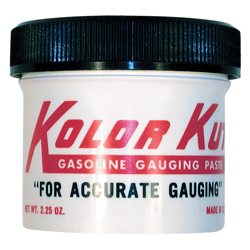 P&acirc;te de jaugeage d'essence Kolor Kut , Cruche NRZ Safety Inc.