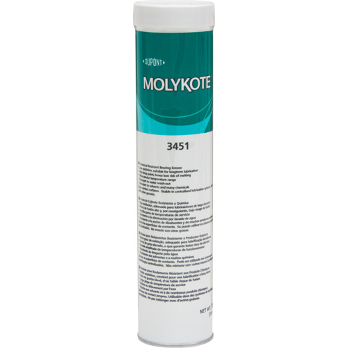Molykote 3451 Bearing Grease, 550 g, Cartridge NRZ Safety Inc.