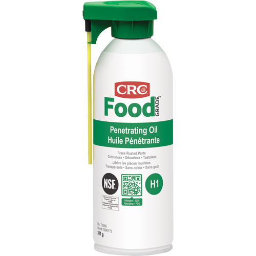 Food Plant Penetrating Oil, Aerosol Can, 312 g NRZ Safety Inc.