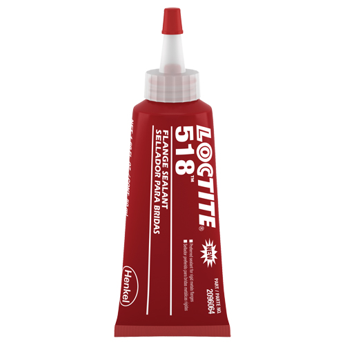 Scellant &agrave; collerettes 518, Tube, Rouge NRZ Safety Inc.
