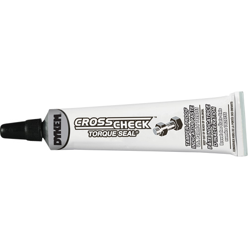 P&acirc;te indicatrice inviolable Cross-Check Torque Seal, 1 liq. oz., Tube, Blanc NRZ Safety Inc.