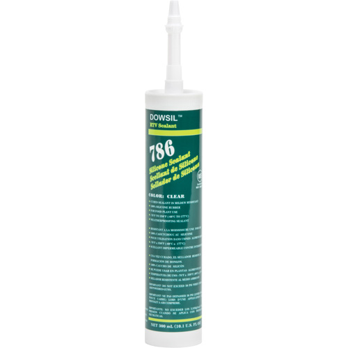Silicone Sealant, 300 ml, Cartridge, Clear NRZ Safety Inc.