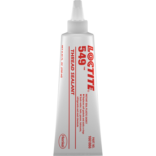 549 Thread Sealant, Tube, 250 ml, -54° C - 149° C/-65° F - 300° F NRZ Safety Inc.