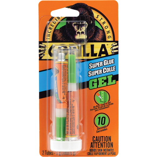 Super Glue Gel, 2 x 3 g, Tube, Clear NRZ Safety Inc.