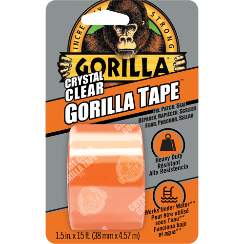Repair Tape, 38 mm (1-1/2") x 4.5 m (15'), Clear NRZ Safety Inc.